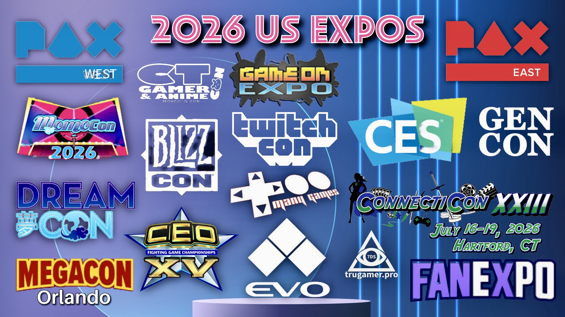Major US Gaming Convention's